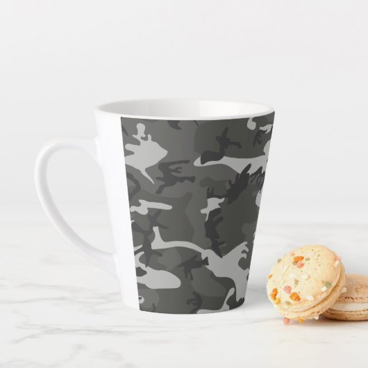Graues Tarnmuster, Militärisches Muster, Armee Milchtasse (Beispiel)