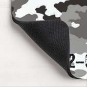 Graues Tarnmuster Mousepad (Ecke)
