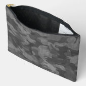 Graues Tarnmuster Zubehörtasche (Offen)