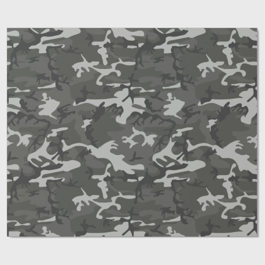 graues Tarnpapier Geschenkpapier (Flach)