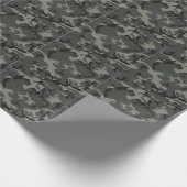 Graues Tarnpapier Geschenkpapier (Ecke)