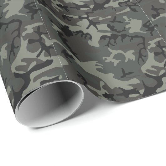 Graues Tarnpapier Geschenkpapier (Rolleneckpunkt)