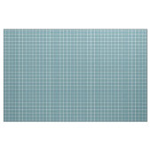 Graues Teal- und Weißfenster-Gingham  Stoff (Fat Quarter (45,7 x 55,9 cm))