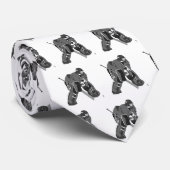 Graues Tormann-Hockey Krawatte (Gerollt)