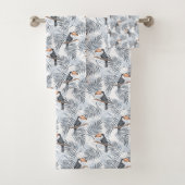 Graues Toucan Badhandtuch Set (Insitu)