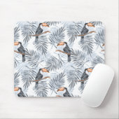 Graues Toucan Mousepad (Mit Mouse)