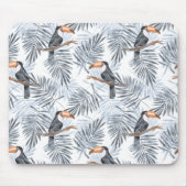 Graues Toucan Mousepad (Vorne)