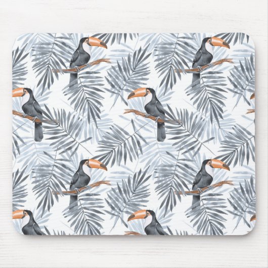 Graues Toucan Mousepad (Vorne)