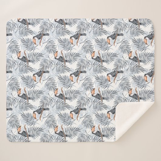 Graues Toucan Sherpadecke (Vorderseite (Horizontal))