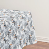 Graues Toucan Tischdecke (Beispiel)