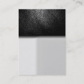 Graues Trend-Visitenkarte Visitenkarte (Rückseite)