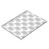 Graues Tribal Arrow Muster Notizblock (Linke Seite)