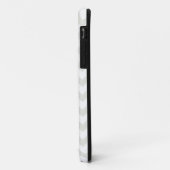 Graues u. weißes Zickzack Monogramm iPhone 5 Case-Mate iPhone Hülle (Hinten/Links)