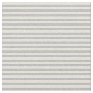 Graues und Beige Lined/Strippenmuster Stoff