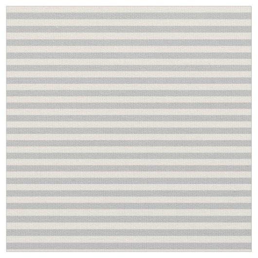 Graues und Beige Lined/Strippenmuster Stoff (Nahaufnahme)
