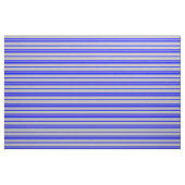 Graues und blaues Muster der Streifen Stoff (Fat Quarter (45,7 x 55,9 cm))