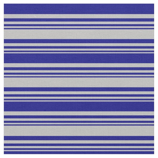 Graues und blaues Muster der Streifen Stoff (Nahaufnahme)