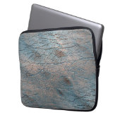 Graues und bräunliches Leder mit Satin-Farbe Laptopschutzhülle (Vorderseite Links)