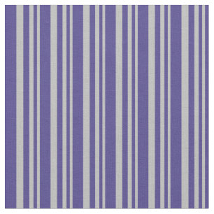 Graues und dunkles Slate Blue Lined Muster Stoff