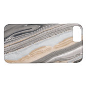 Graues und gelbes Design Case-Mate iPhone Hülle (Rückseite (Horizontal))