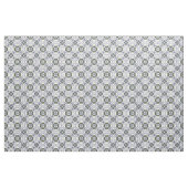 Graues und grünes Blumendamast-Muster Stoff (Yard (91,4 cm))