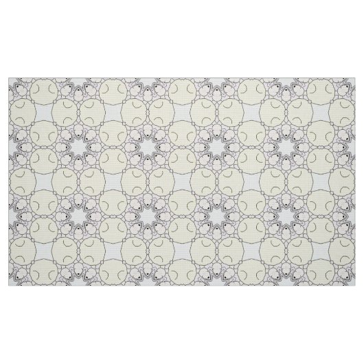 Graues und lila geometrisches Muster Stoff (Fat Quarter (45,7 x 55,9 cm))