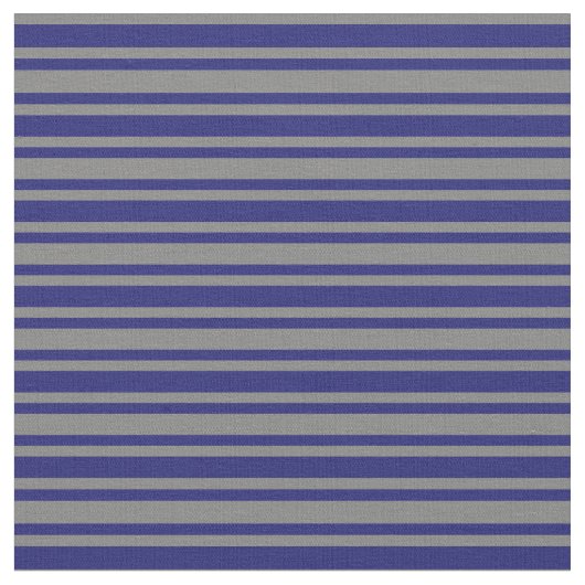 Graues und Mitternachtsblau gestreiftes Muster Stoff (Nahaufnahme)