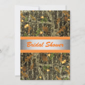 Graues und orange einladung (Rückseite)