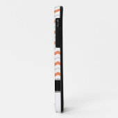 Graues und orangefarbenes Monogramm iPhone 5 Fall Case-Mate iPhone Hülle (Hinten/Links)