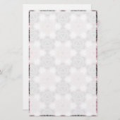 Graues und rosa Briefpapier (Vorne/Hinten)