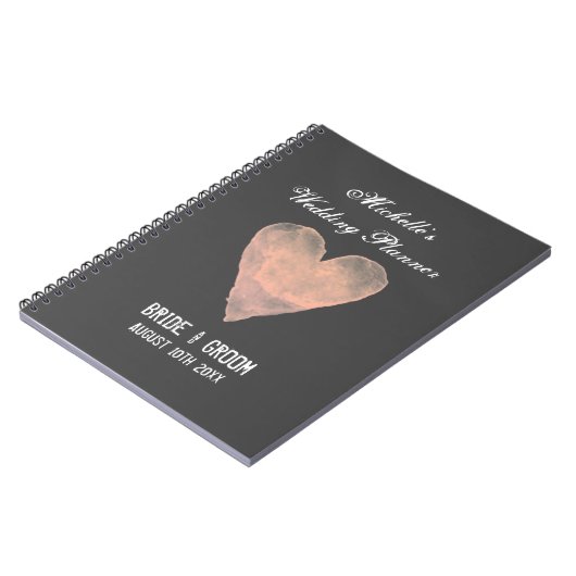 Graues und rosa notizblock (Linke Seite)