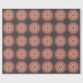 Graues und rosa Wrapping Paper Geschenkpapier (Flach)