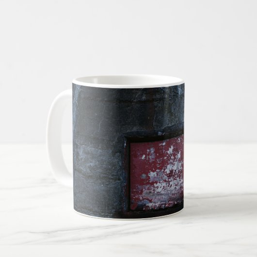 Graues und rotes Wandregal Kaffeetasse (Vorderseite Links)