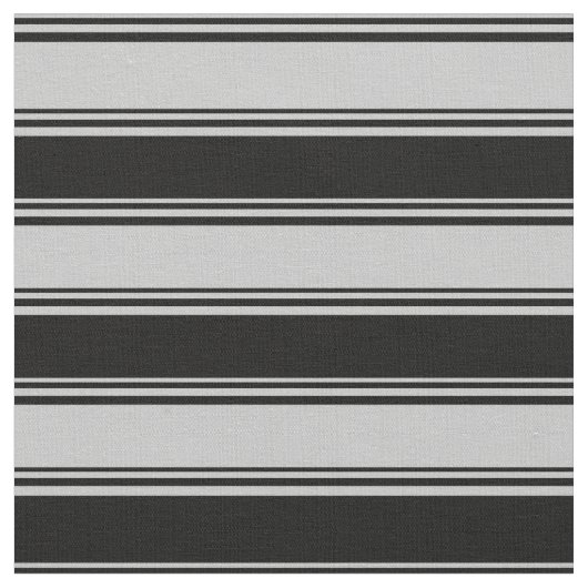 Graues und schwarz gefärbtes Muster/Streifen Stoff (Nahaufnahme)