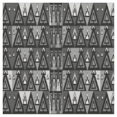 Graues und schwarzes geometrisches Muster, Stoff (Nahaufnahme)