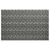 Graues und schwarzes geometrisches Muster, Stoff (Fat Quarter (45,7 x 55,9 cm))