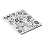 Graues und schwarzes Muster Notizblock (angewinkelt)