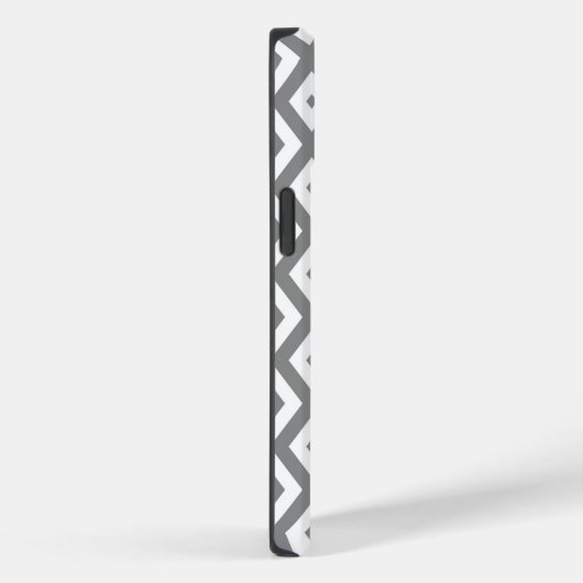 Graues und weißes Diamantmuster Case-Mate iPhone Hülle (Rückseite / Rechts)