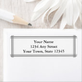 Graues und weißes Etikett für benutzerdefinierte R (Insitu)