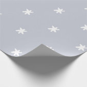 Graues und weißes Muster Geschenkpapier (Ecke)