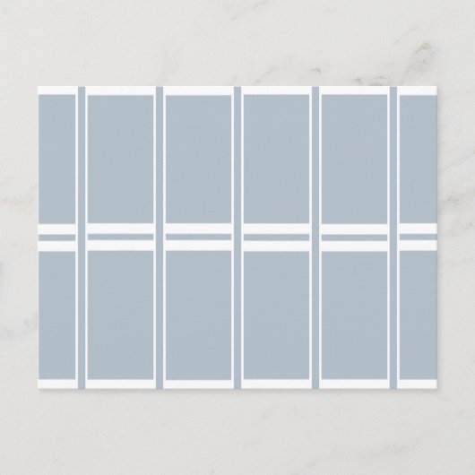 Graues und weißes Muster Postkarte (Vorderseite)