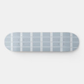 Graues und weißes Muster Skateboard (Horizontal)