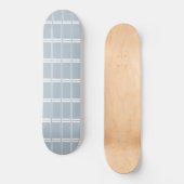 Graues und weißes Muster Skateboard (Vorderseite)