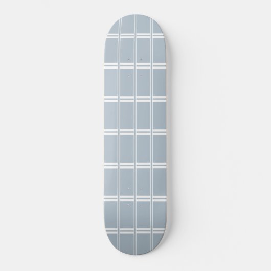 Graues und weißes Muster Skateboard (Vorderseite)