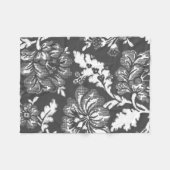 Graues und weißes rustikales fleecedecke (Vorderseite (Horizontal))