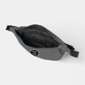 Graues Unternehmen für kundenspezifische Logos Bauchtasche (Offen)