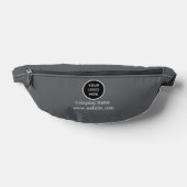 Graues Unternehmen für kundenspezifische Logos Bauchtasche (Ablage )