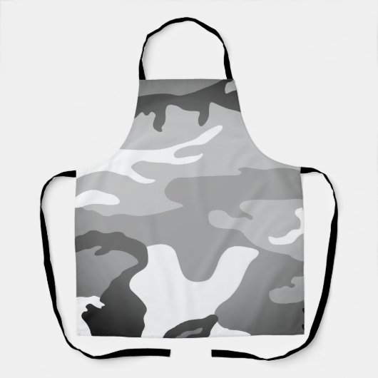 Graues urbanes militärisches Tarnmuster Schürze (Vorderseite)