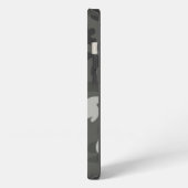 Graues urbanes Tarnmuster iPhone Hülle (Linke Seite)
