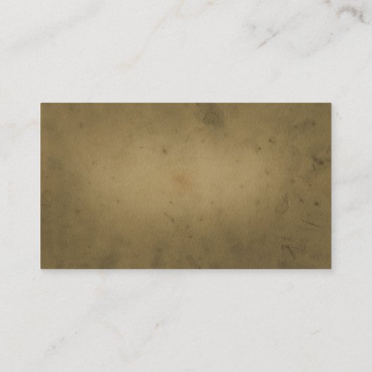 Graues, Vintages Tornpapier Antiquitär Visitenkarte (Rückseite)